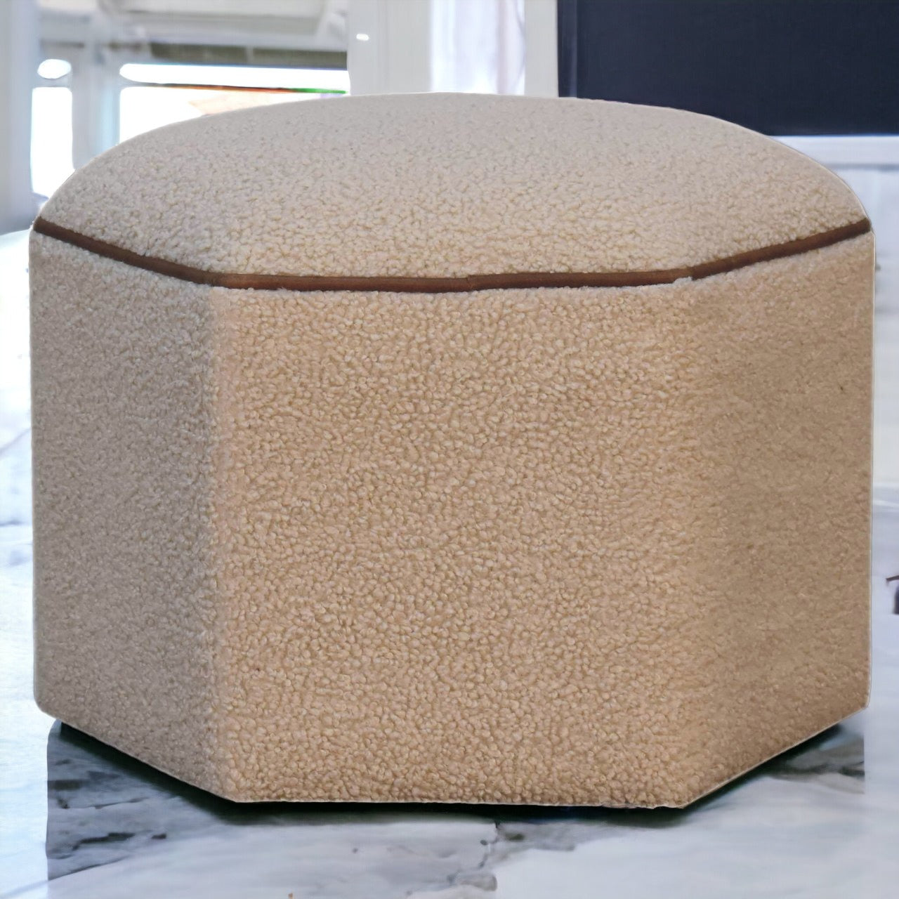 Serenity Hexagonal Footstool