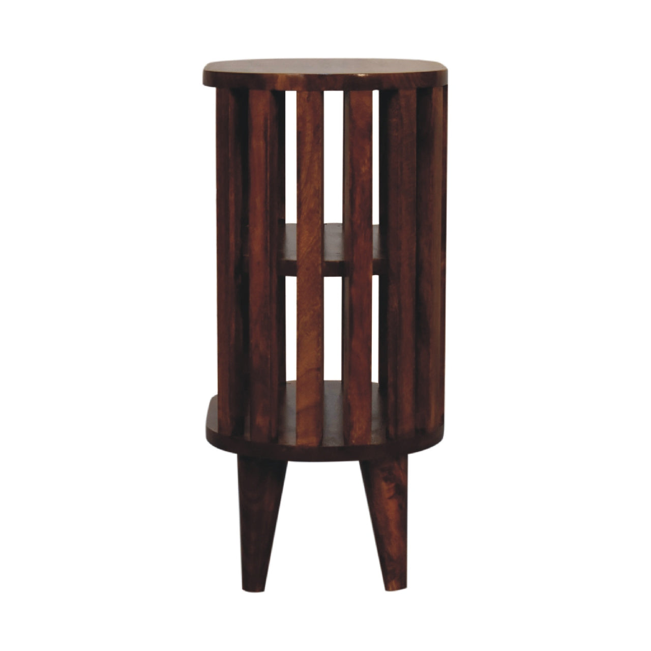 Ariella Double Shelf Chestnut Bedside