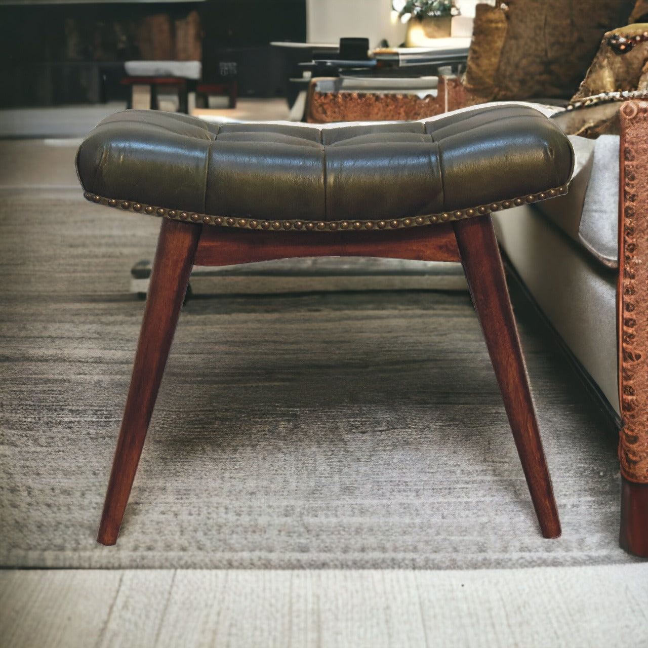 Harbour Green Footstool