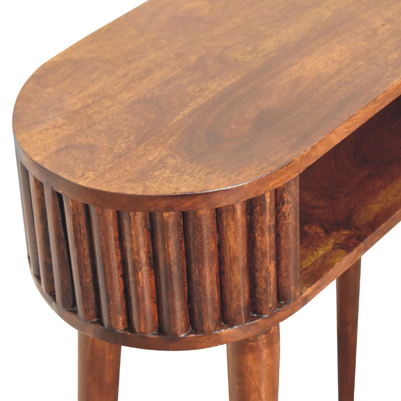 Stripe Chestnut Writing Desk