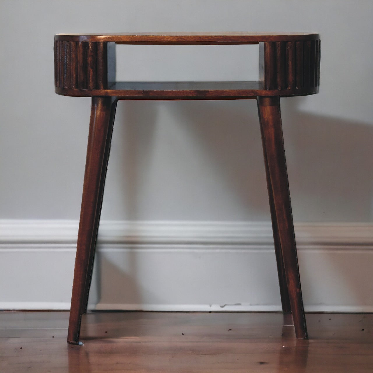 Stripe Chestnut Writing Desk