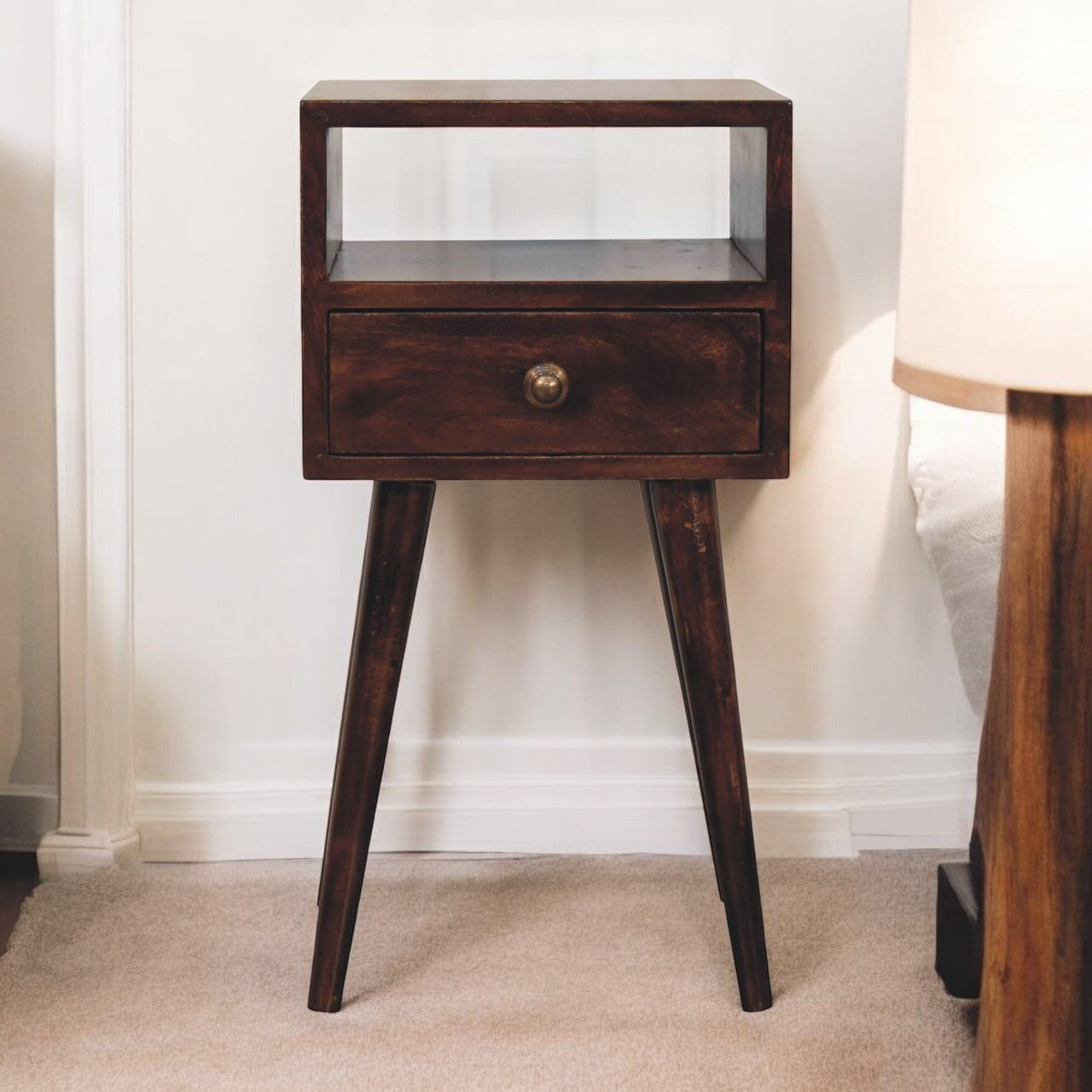Mini California Walnut Bedside