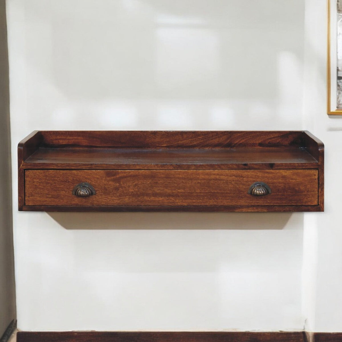 Belmont Wall-Mounted Console Shelf Chest of Drawers