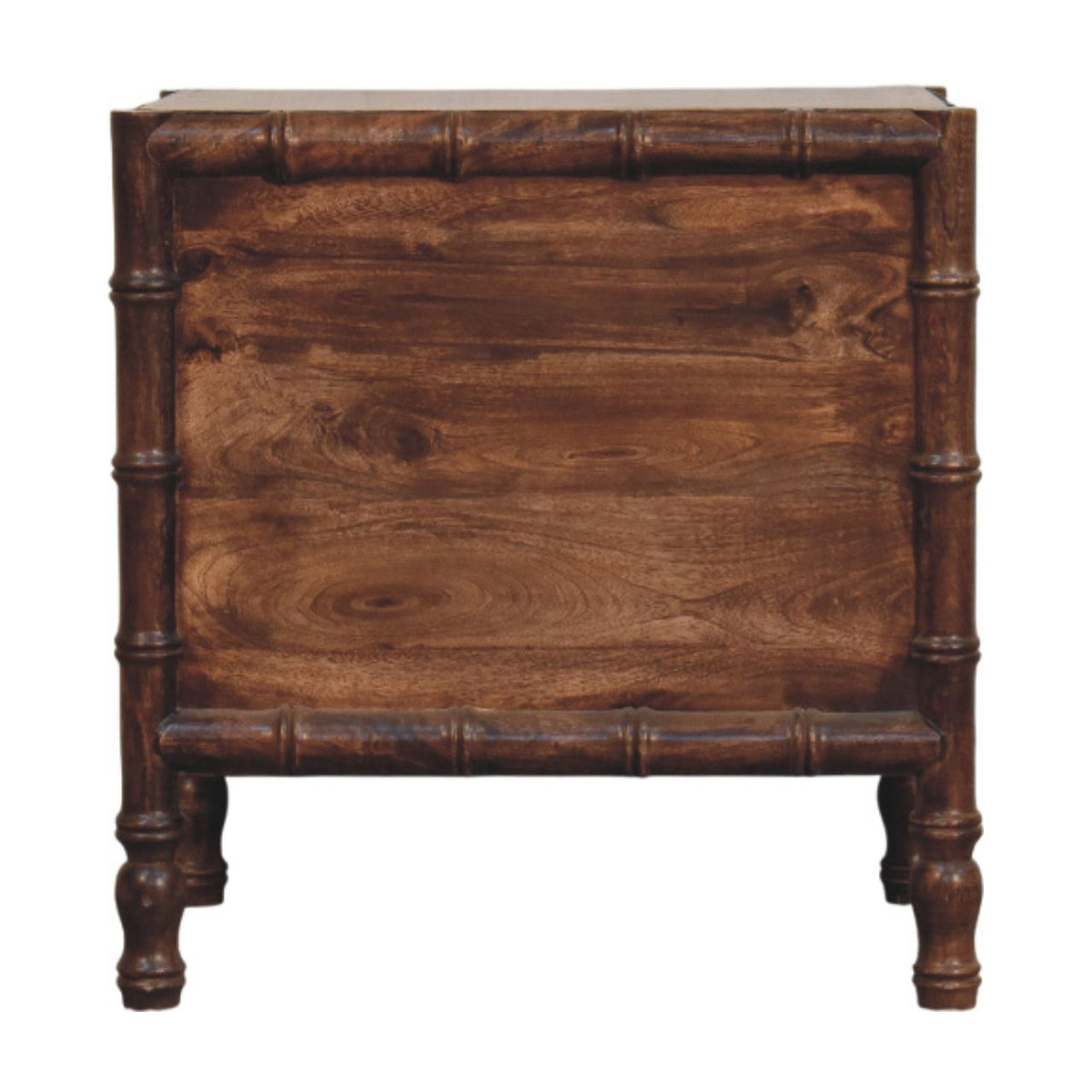 Bamboo Frame Nightstand in Roasted Almond Accent Piece
