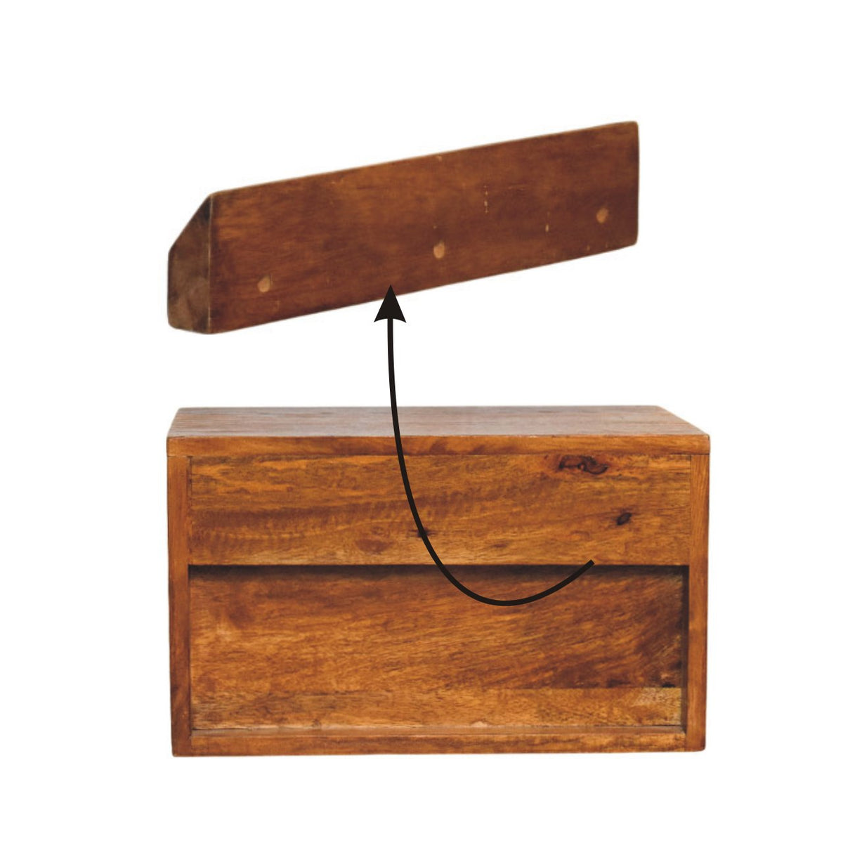 Box Frame Wall Nightstand
