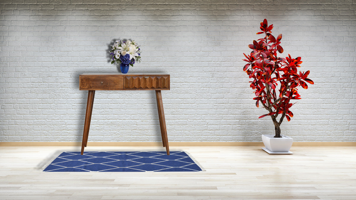 Chestnut Prism Console Table