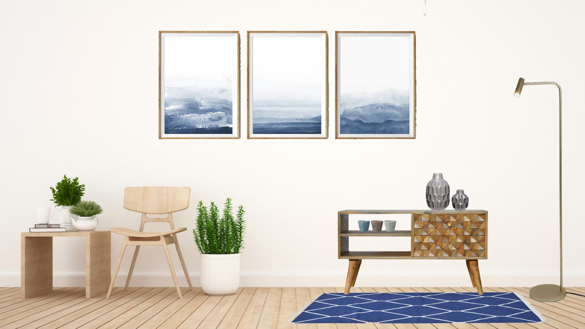 Diamond Carved Oak-ish Media Unit