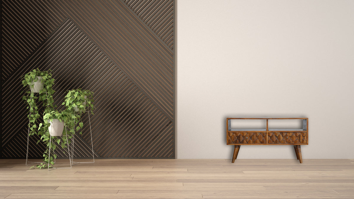 Chestnut Pineapple Carve Media Unit