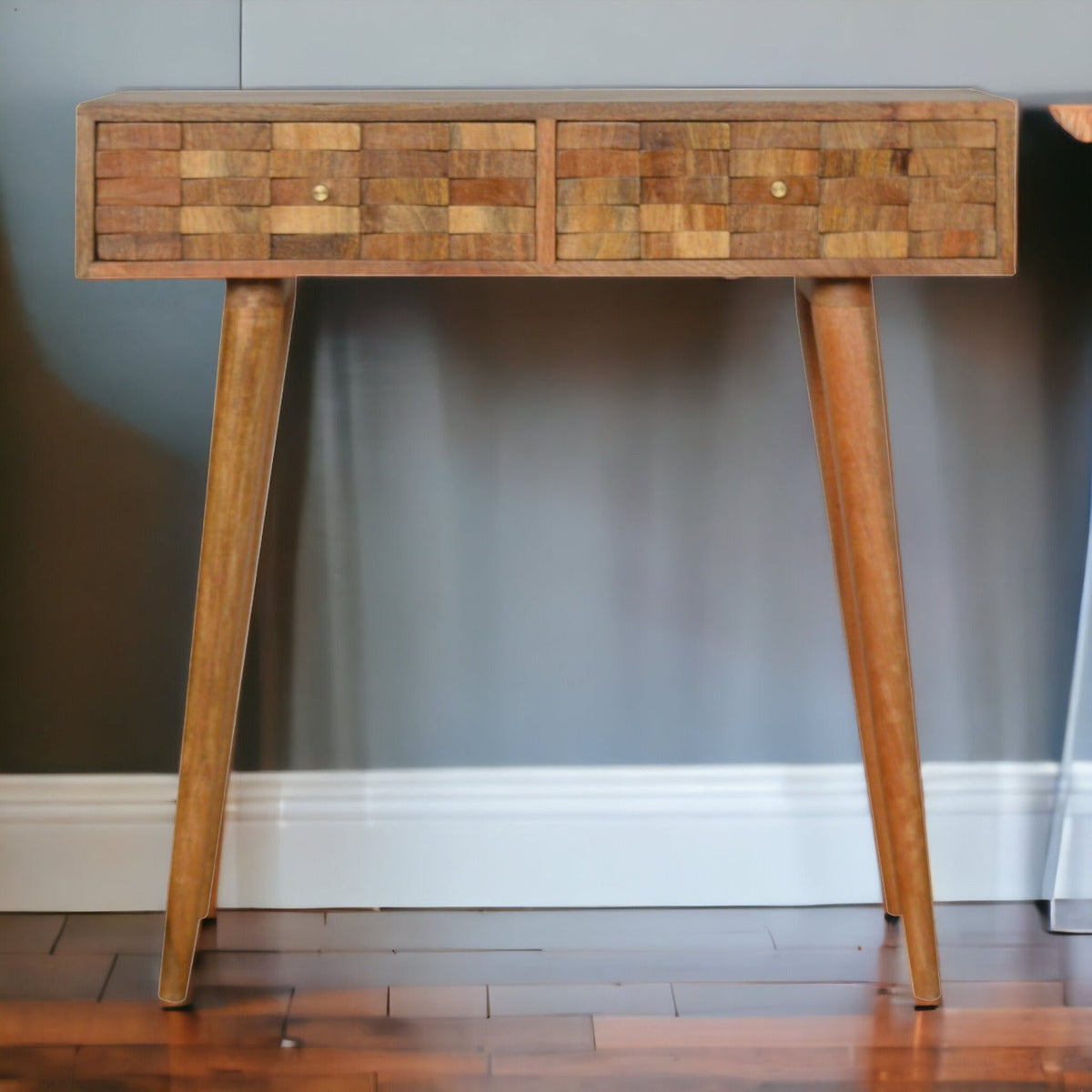 Tile Carved Console Table