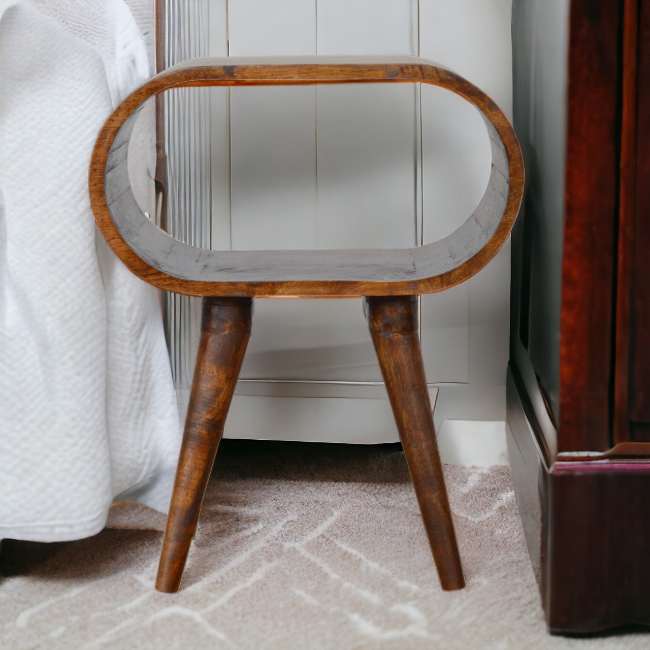 Chestnut Open Nightstand