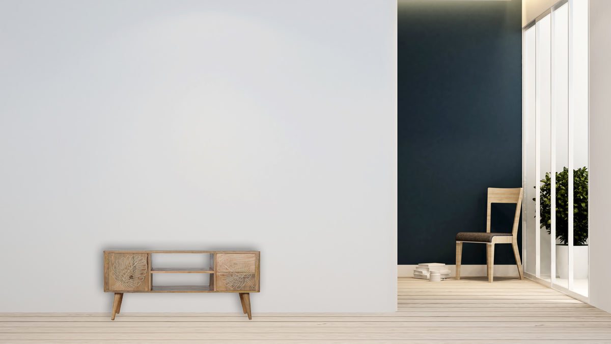 Leaf Resin Entertainment Unit