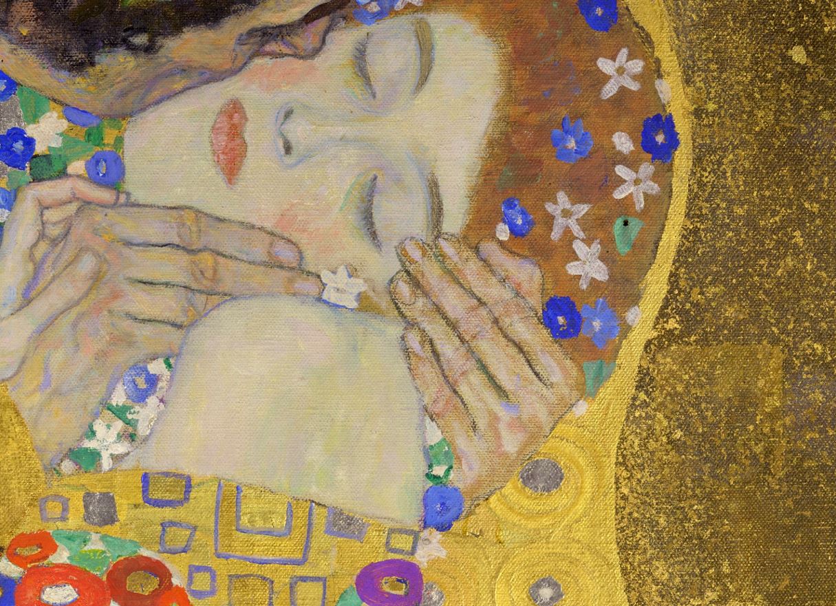 "The Kiss" by Gustav Klimt on Canvas, Framed Canvas, Acrylic, Framed Prints or Print-only