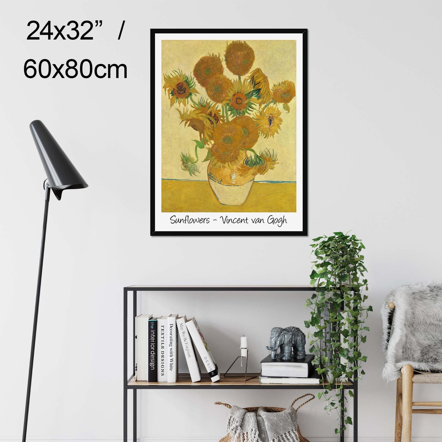 "Sunflowers" by Vincent van Gogh on Framed Prints, Framed Canvas, Acrylic, Canvas or Print-only