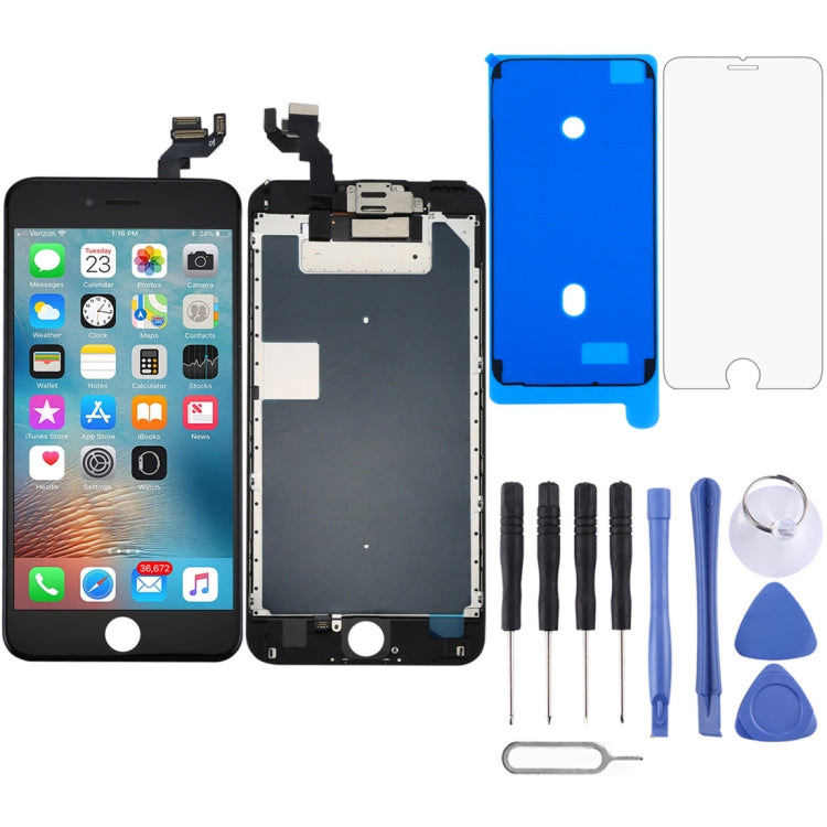 LCD Screen with Front Camera for iPhone 6s Plus, 4 in 1 for i6S Plus White, 4 in 1 for i6S Plus Black