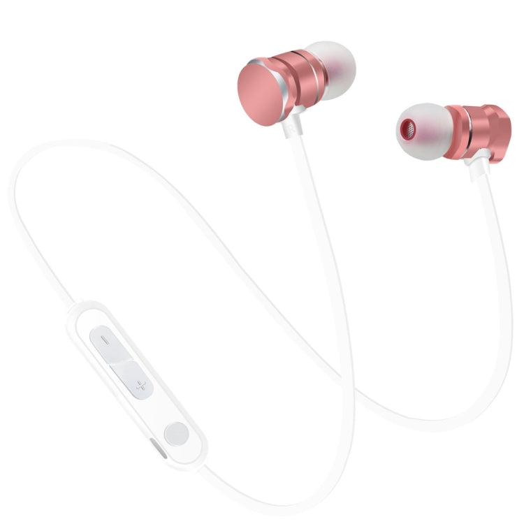 X3 Magnetic Absorption Sports Bluetooth 5.0 In-Ear Headset with HD Mic, Support Hands-free Calls, Distance: 10m