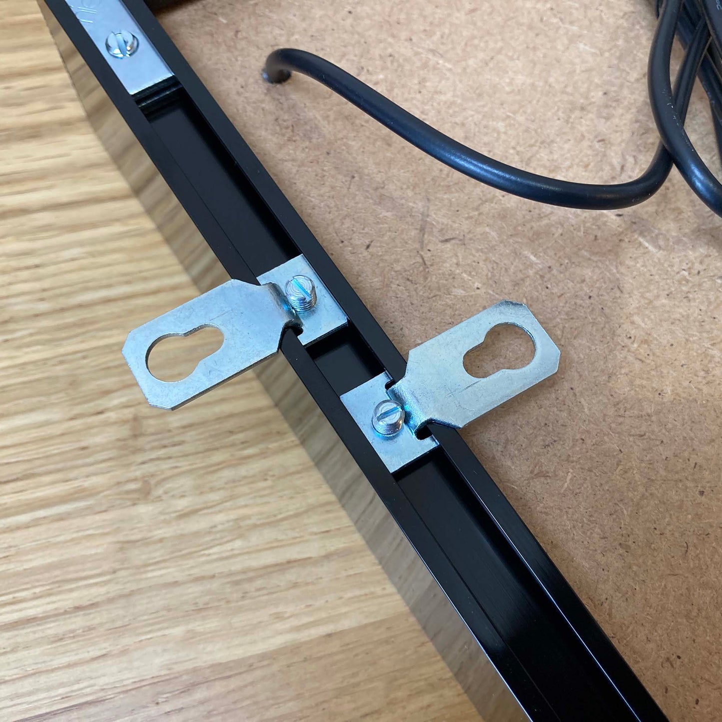 Illuminated Artwork Christmas Illustration "Snowy Town" with Personalisation