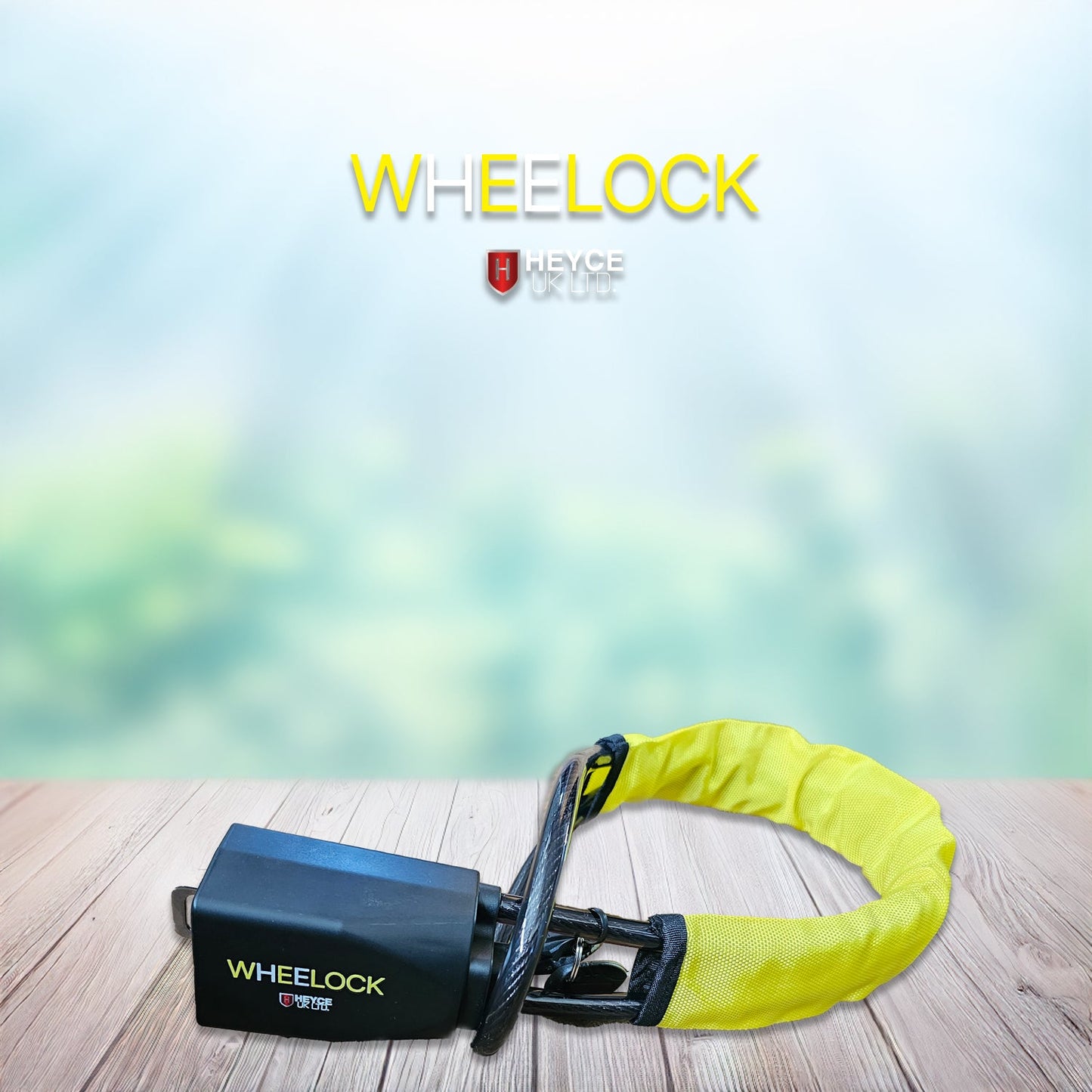 WheeLock Car Security Anti-Theft Steering Wheel Seat Belt Lock with 3 Keys for Cars, SUVs, Vans