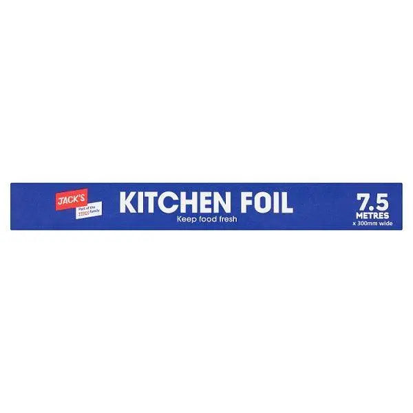 Jacks Kitchen Foil 7.5 Metres x 300mm Wide