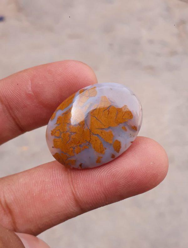 24ct Jasper - Gold Jasper Cabochon - Yellow Jasper - 28.7x21.8mm