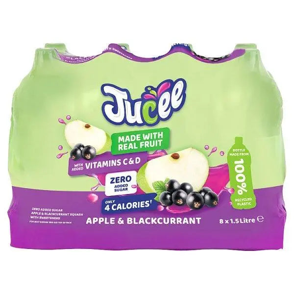 Jucee Apple & Blackcurrant 8 x 1.5 Litre (Case of 8)