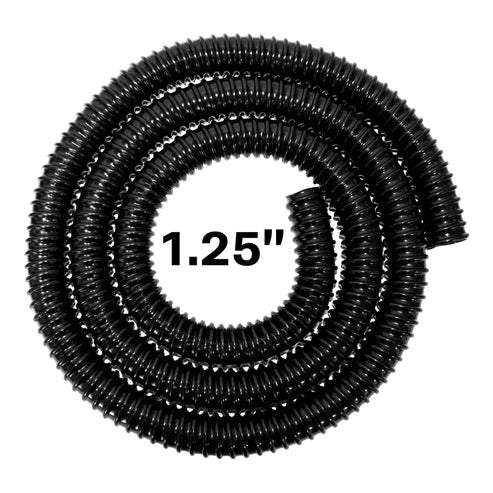 Corrugated Pipe 1.25in (32mm) with 2 x Double Wire Clips Set for Water Connector