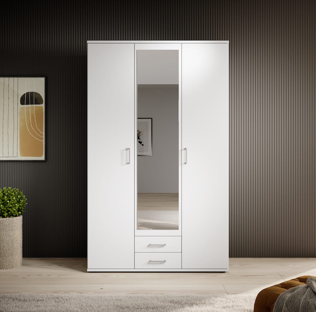 Karl Hinged Door Wardrobe 120cm