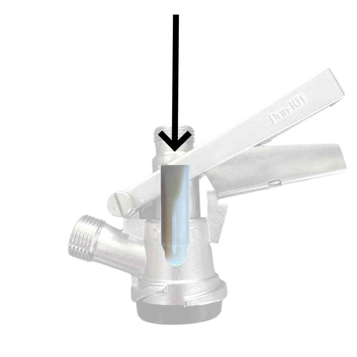 Keg coupler product outlet non return NRV Torpedo