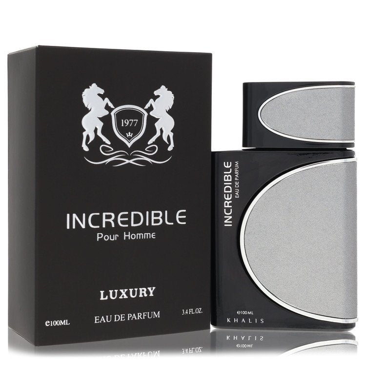 Khalis Incredible Luxury Collection Eau De Parfum Spray for Men, 3.4 oz/100 ml