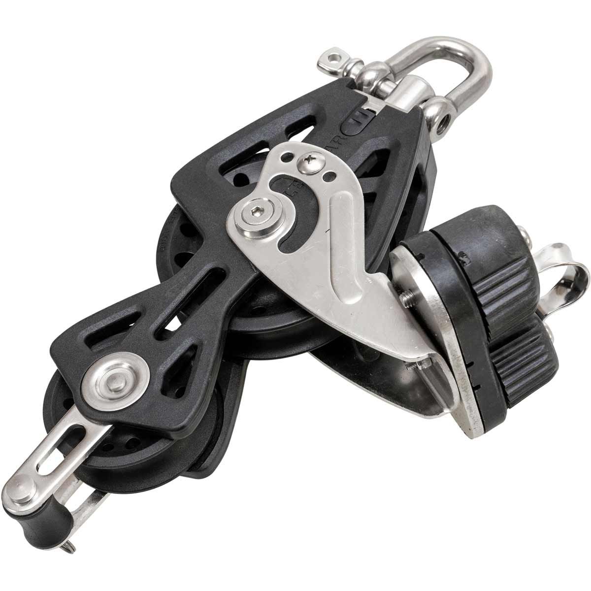 Lewmar Synchro Block Single with Fiddle, Becket and Cam (72mm)