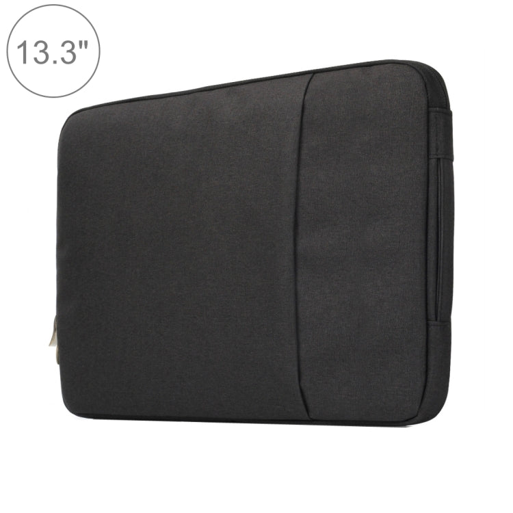 13.3 inch Universal Fashion Soft Laptop Denim Bags Portable Zipper Notebook Laptop Case Pouch for MacBook Air / Pro, Lenovo and other Laptops, Size: 35.5x26.5x2cm, 13.3 inch Purple, 13.3 inch Magenta, 13.3 inch Blue, 13.3 inch Grey, 13.3 inch Dark Blue...