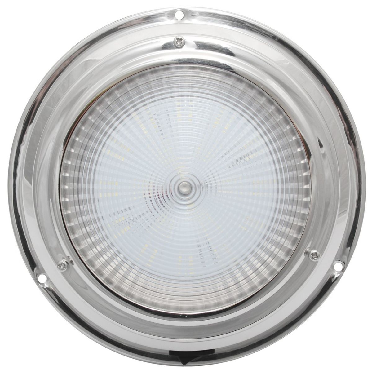AAA 12V Stainless Steel LED Light 5'' Dome (168mm) - Natural White LD-030