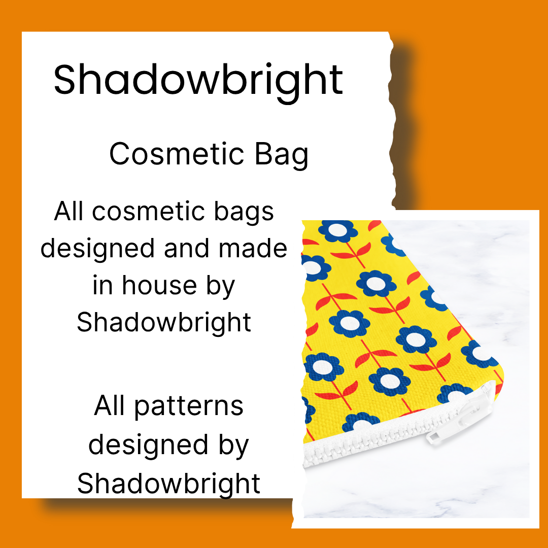 Adventure Camping Makeup Bag - Handmade Cosmetic Pouch