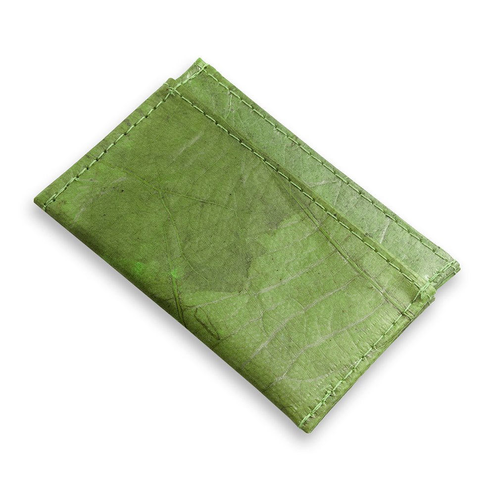 Leaf Leather Minimalist Card Holder