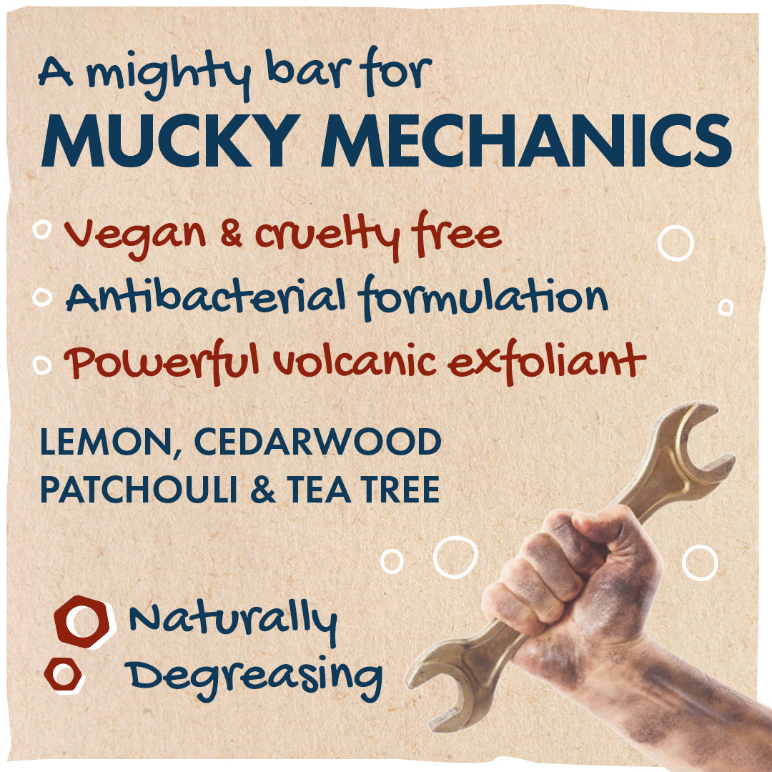 Mechanic's Soap - Lemon, Cedarwood, Patchouli & Tea Tree