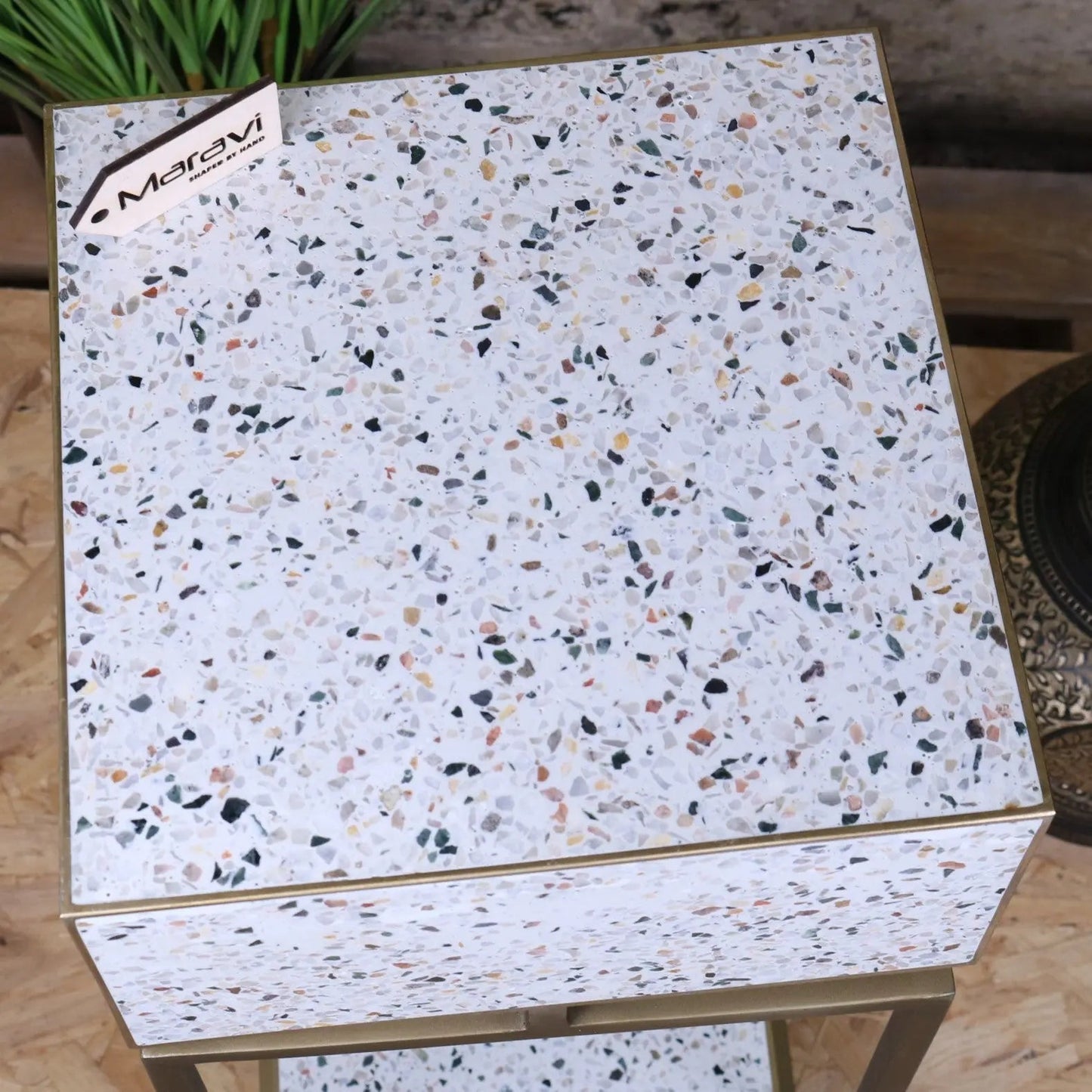Lira Terrazzo Side Table