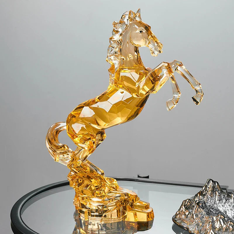 Luxury Crystal Horse Statue