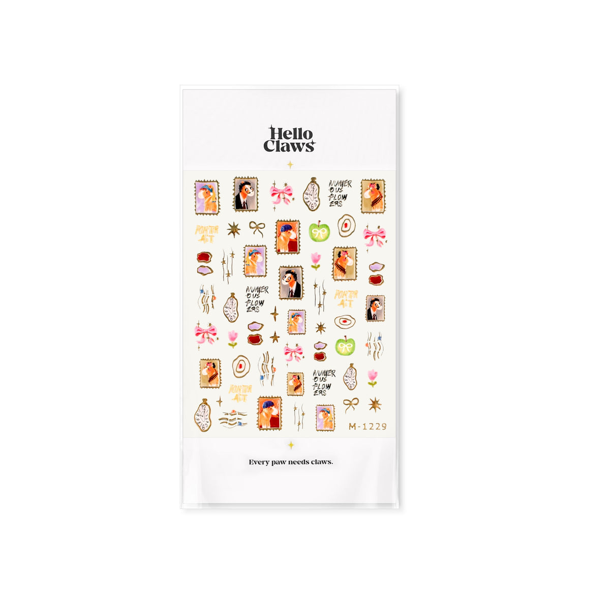 Hello Claws | World Famous Paintings Nail Deco Sticker