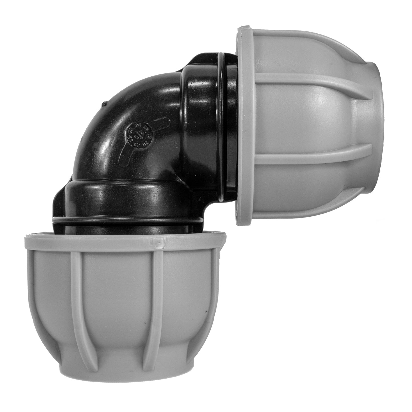 MDPE Elbow 63mm Drip Irrigation Fitting DIY Workshop Accessory