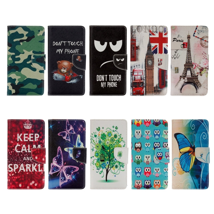 For Huawei P8 Lite (2017) & Honor 8 Lite Green Tree in Bloom Pattern Horizontal Flip Leather Case with Holder & Card Slots & Wallet, For P8 Lite (2017) & Honor 8 Lite