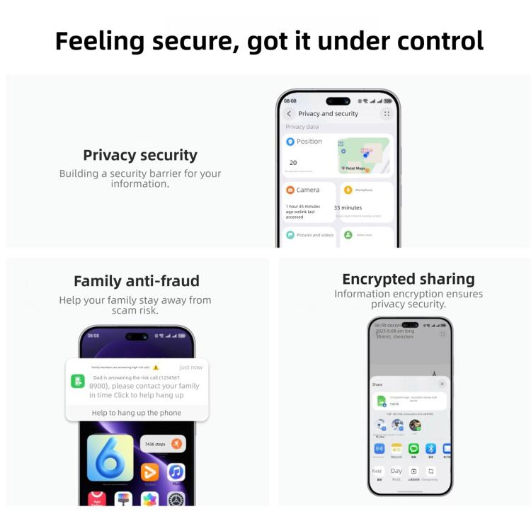Huawei nova 15, 12GB+256GB, Side Fingerprint Identification, 6.7 inch HarmonyOS 6.0 Kirin 8020 Octa Cora, NFC, OTG, Not Support Google Play, 12GB+256GB