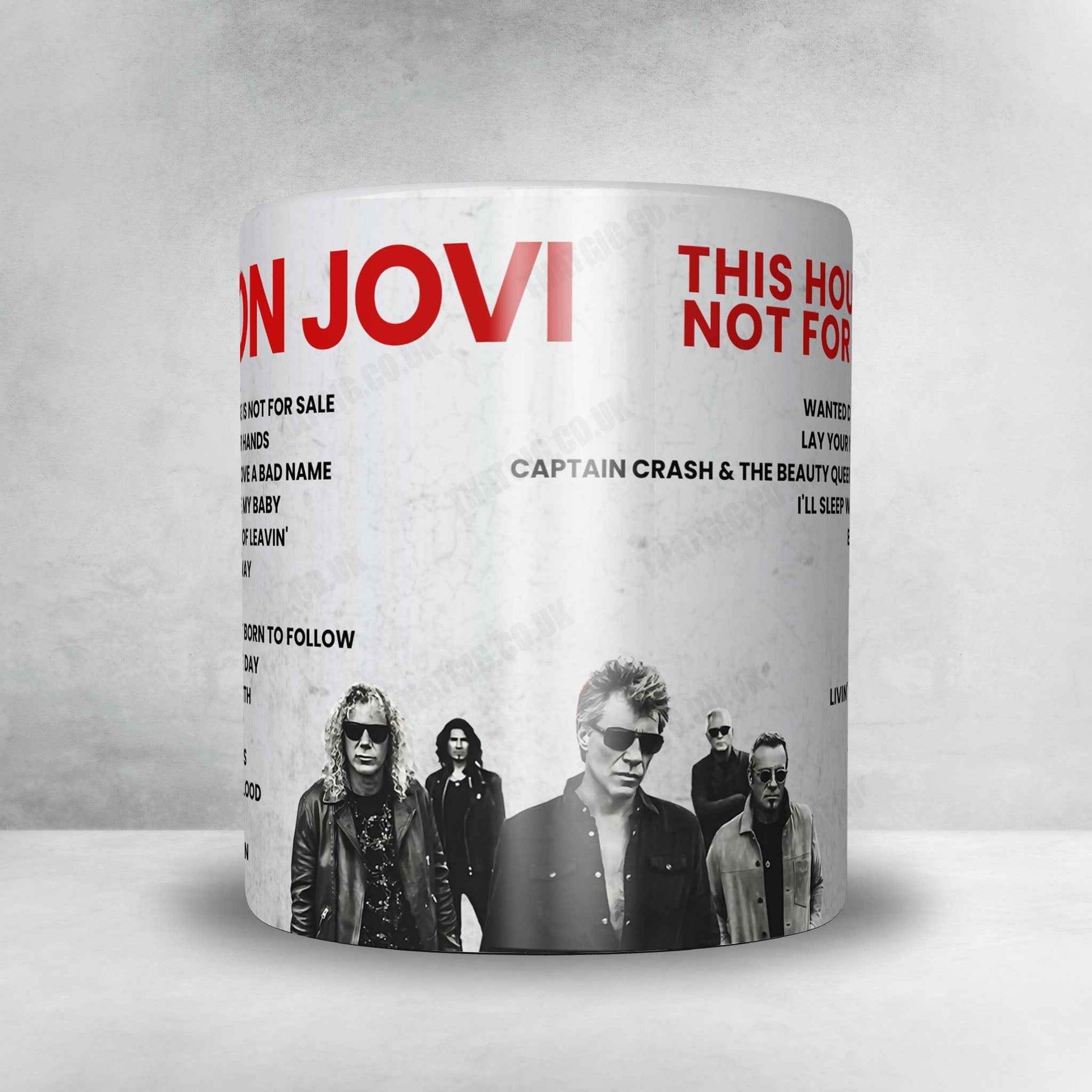 Bon Jovi Setlist Mug - BMO Harris Bradley Center, Milwaukee - April 29th, 2018