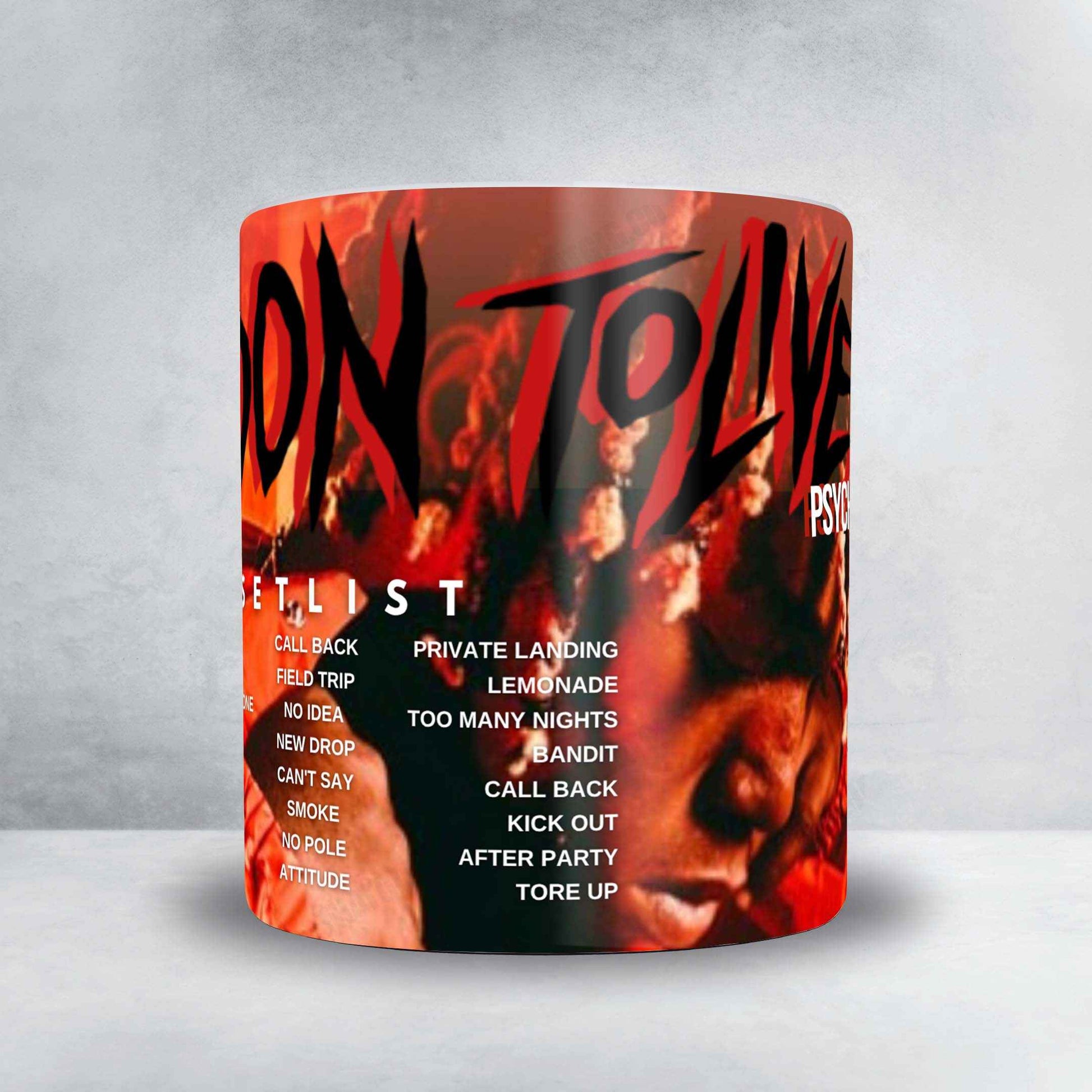 Don Toliver Setlist Mug - EagleBank Arena, Fairfax - November 8th, 2024