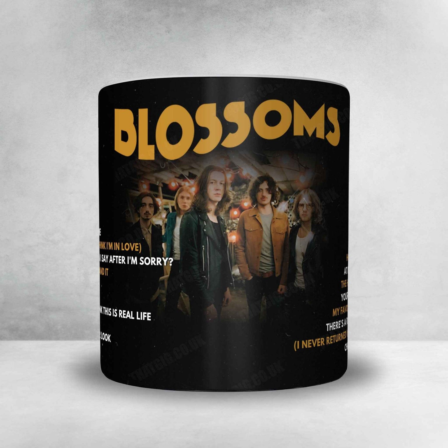 Blossoms Setlist Mug - Le Transbordeur, Villeurbanne - April 25th, 2025