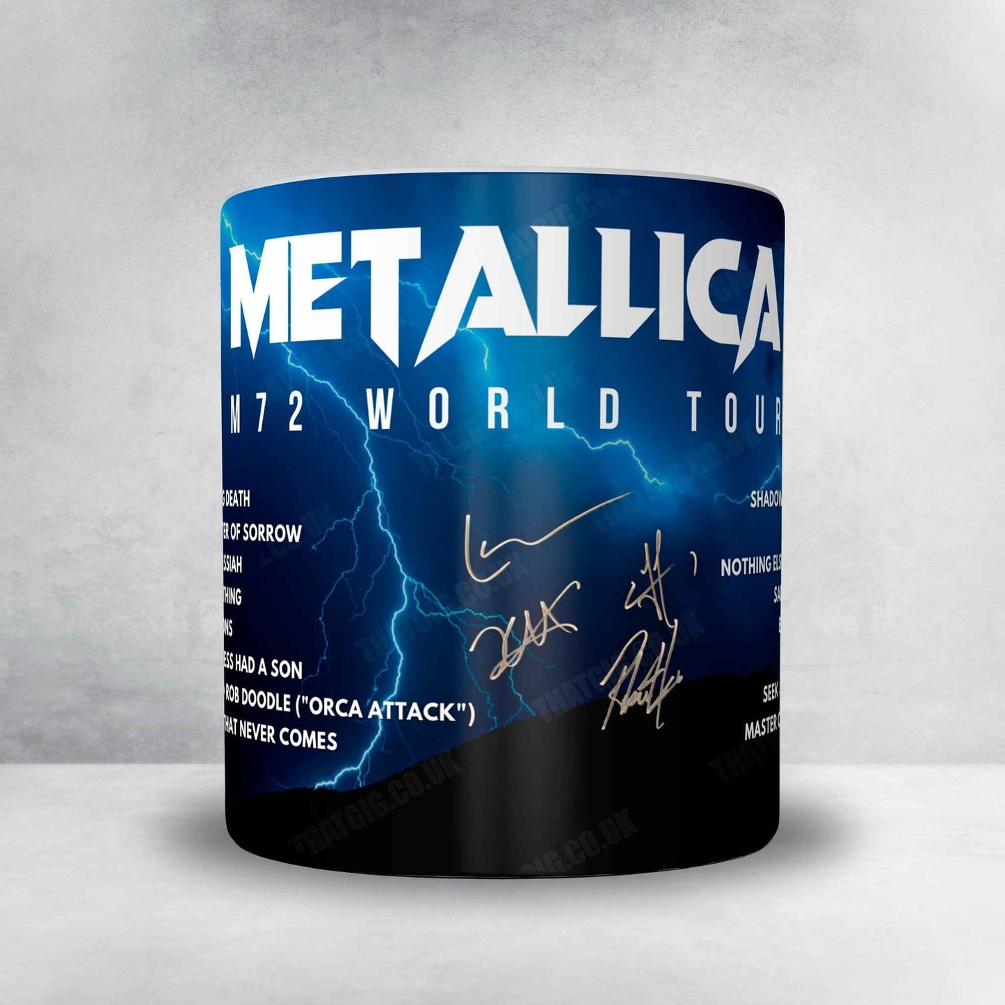 Metallica Setlist Poster - Commonwealth Stadium, Edmonton - August 23rd, 2024