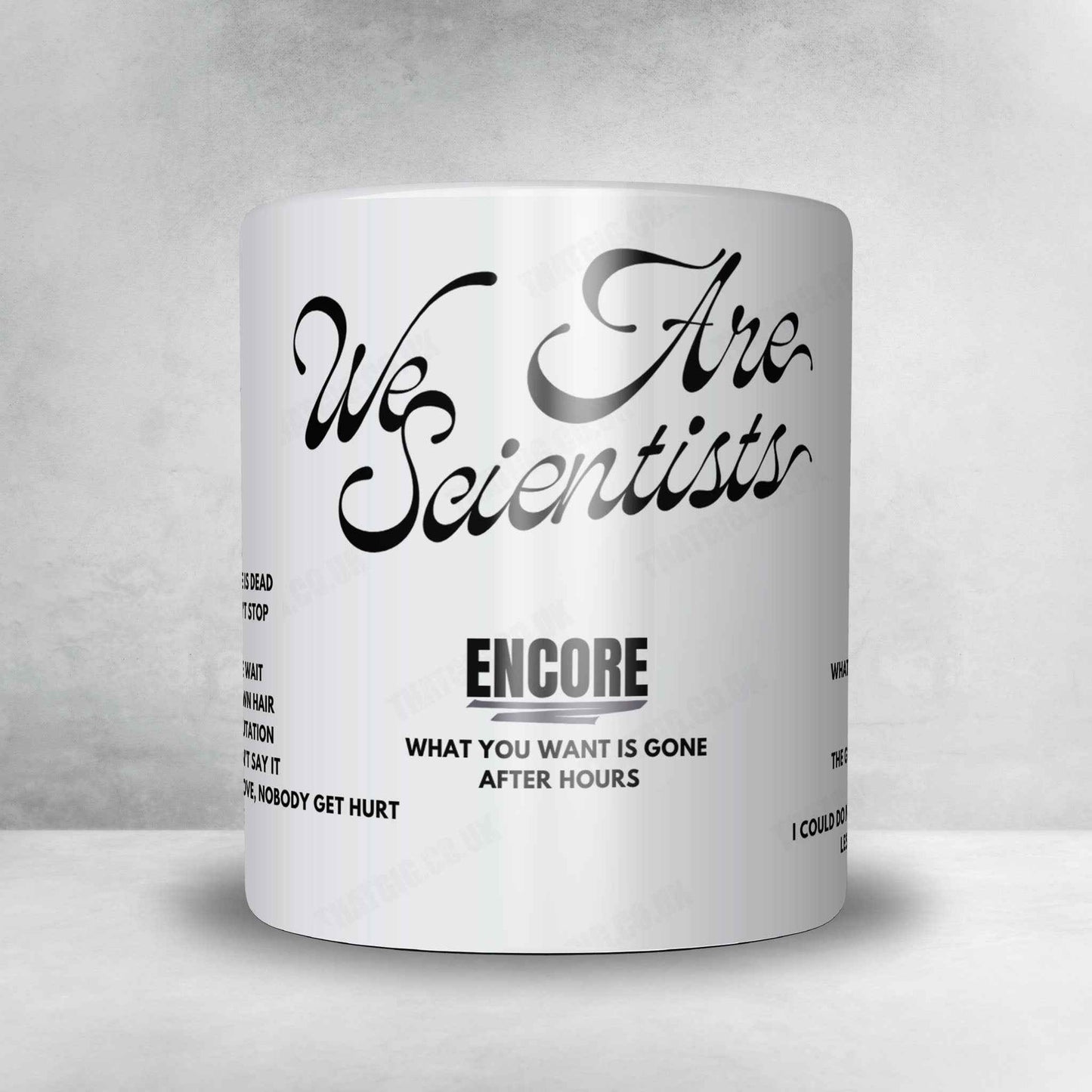 We Are Scientists Setlist Mug - Anne Arundel County Fairgrounds, Crownsville - June 6th, 2025