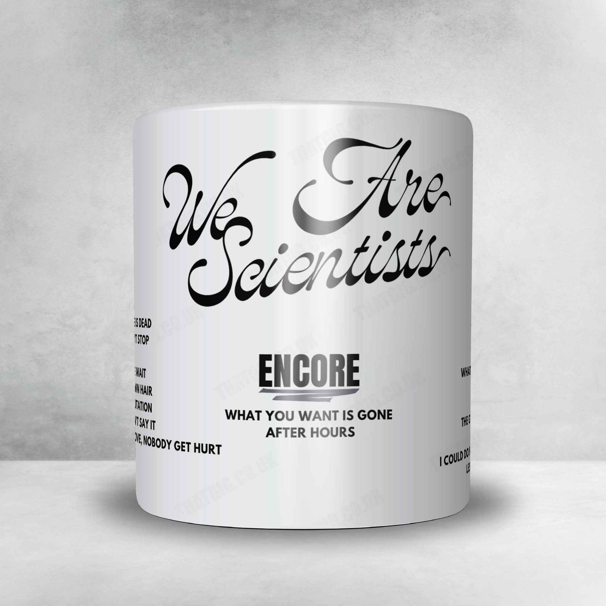 We Are Scientists Setlist Mug - Anne Arundel County Fairgrounds, Crownsville - June 6th, 2025