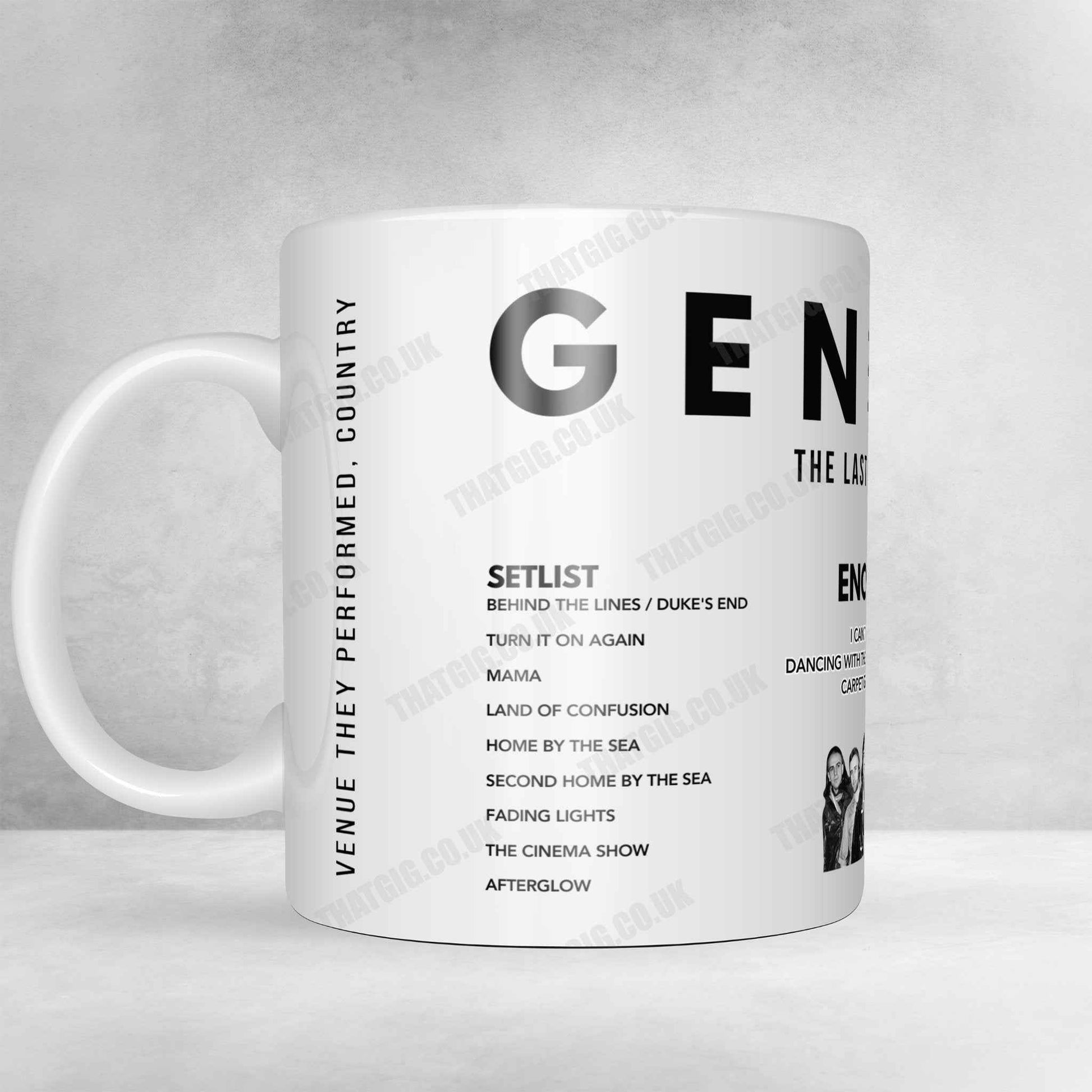 Genesis Setlist Poster - The O2 Arena, London, England - March 25th, 2022