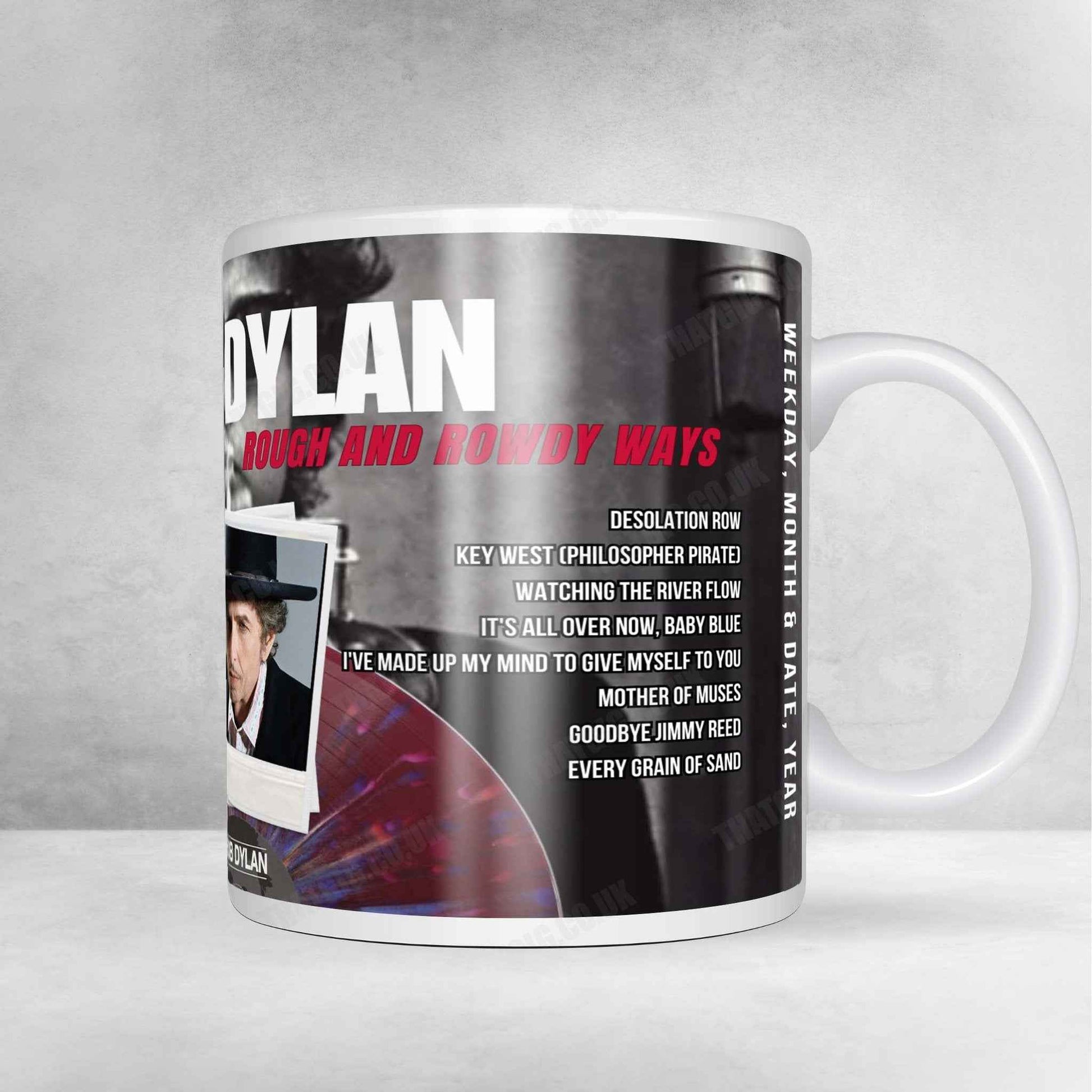 Bob Dylan Setlist Mug - Embassy Theatre, Fort Wayne - April 12th, 2025