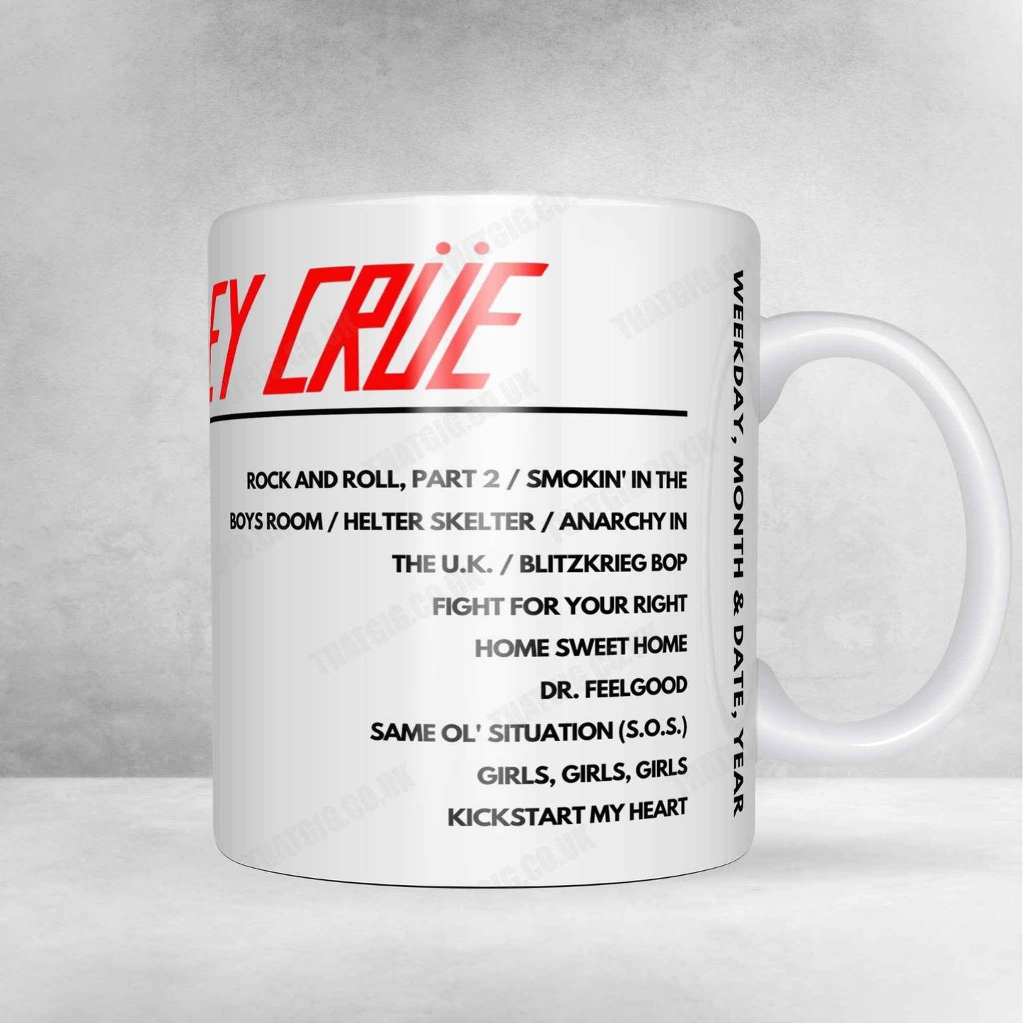 Mötley Crüe Setlist Poster - Allegiant Stadium, Las Vegas, NV, USA - September 9th, 2022