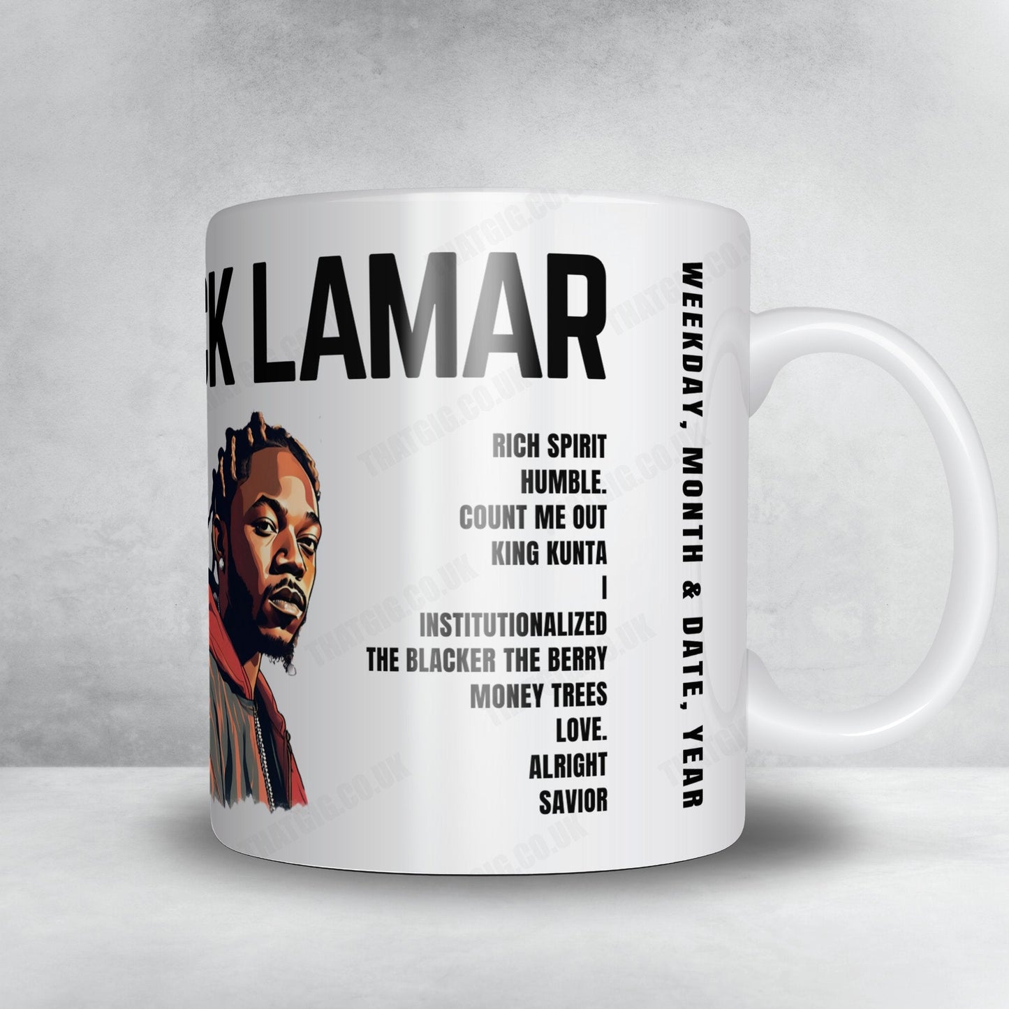 Kendrick Lamar Setlist Mug - Ferropolis, Gräfenhainichen - June 29th, 2023